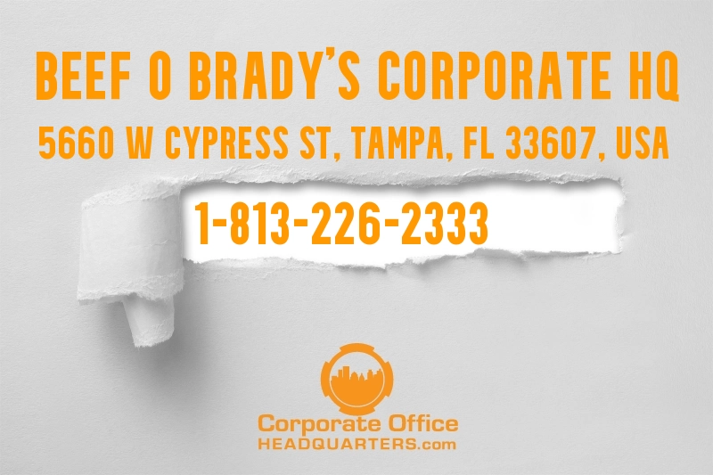 Beef O Brady's Corporate Office