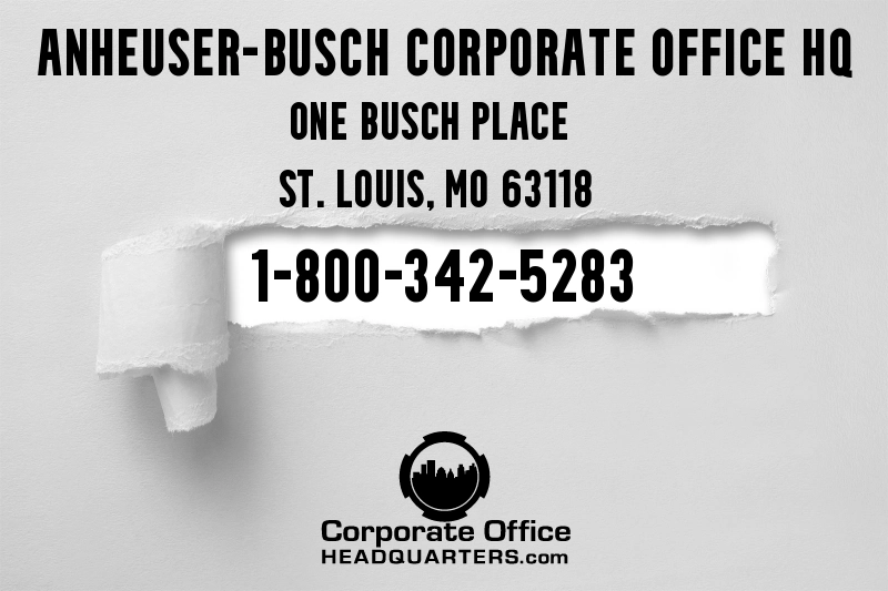 Where is AnheuserBusch Corporate Office Headquarters HQ