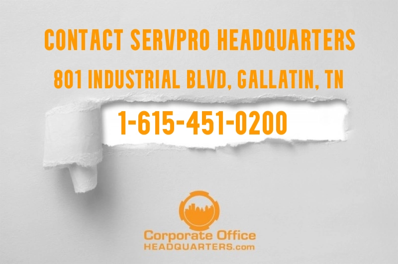 Contact Servpro Headquarters