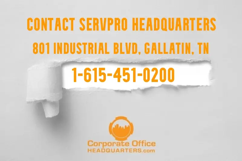 Contact Servpro Headquarters