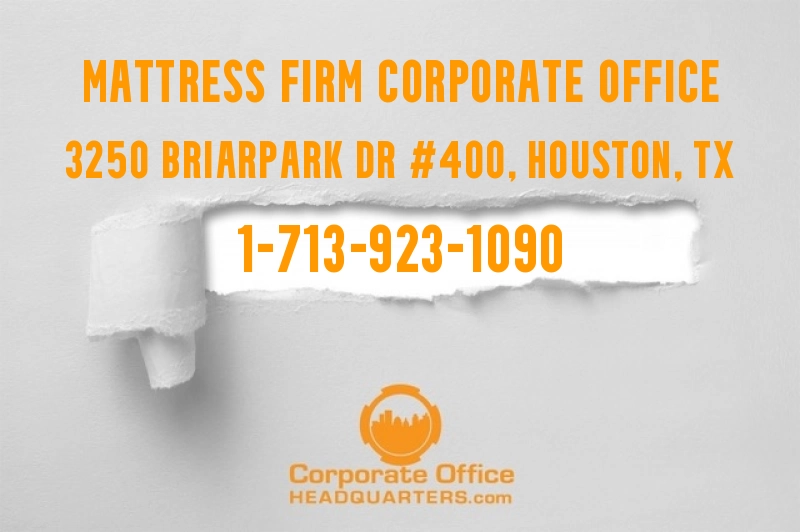 mattress firm corporate office phone number houston tx