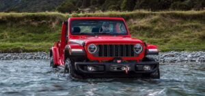 Jeep Wrangler Crossing Water
