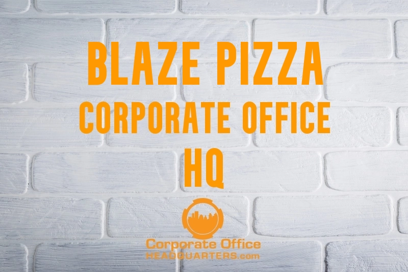 Blaze Pizza Corporate Office