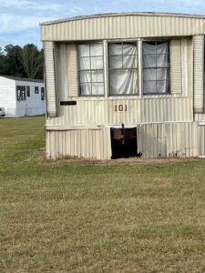 Address from the street view. Clearly visible.